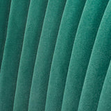Classic Style Curved Back Teal Velvet Lounge Chair - Decor Smart