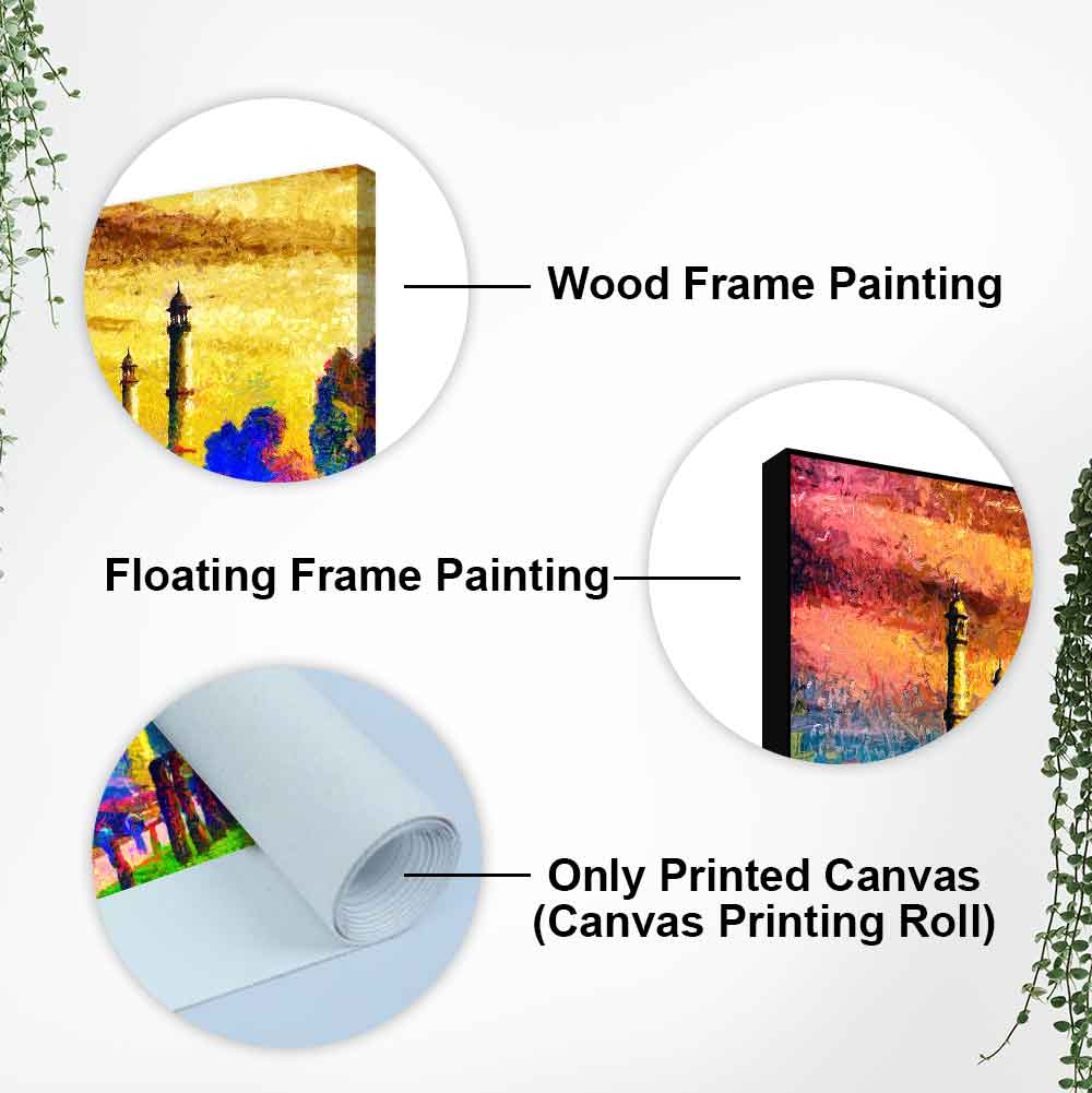 Classic Wall Painting of Taj Mahal - Decor Smart