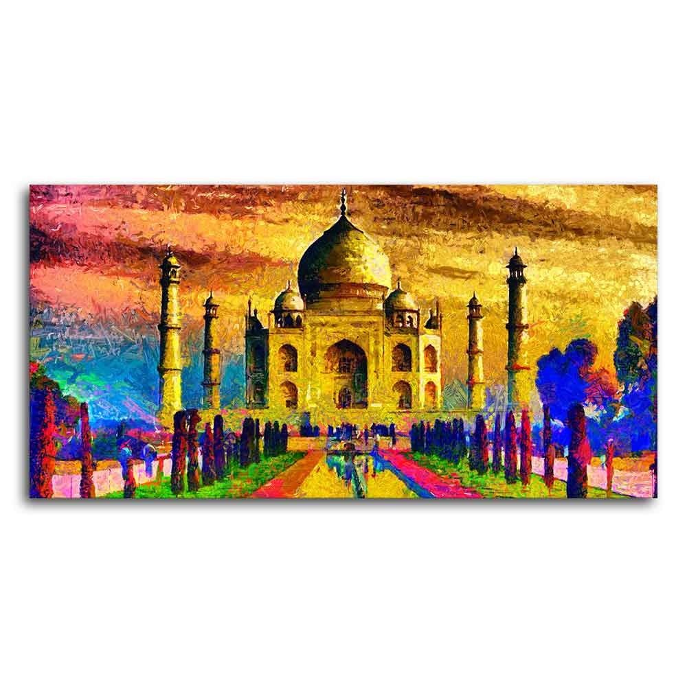 Classic Wall Painting of Taj Mahal - Decor Smart