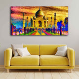 Classic Wall Painting of Taj Mahal - Decor Smart