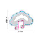 Cloud Music Note Neon Sign LED Light