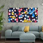 Colorful Abstract Flower Pattern Wall Painting of 3 Pieces