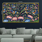 Colorful Crystal Glass Wall Art Painting for Elegant Spaces