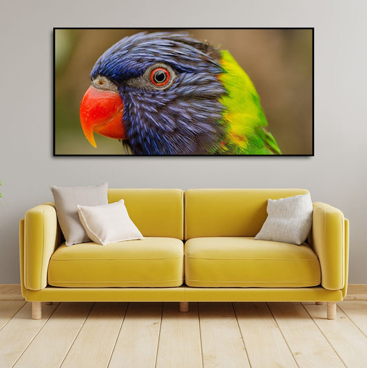 Premium Wall Painting of Colorful Parrot - Decor Smart