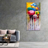 Colorful Rainy Season Beautiful Design Canvas Printed Wall Painting - Decor Smart