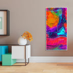 Colorful Vibrant Abstract Art Premium Canvas Wall Painting