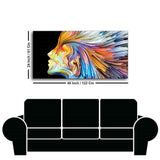 Colors of Imagination and Graphic Design Abstract Wall Painting - Decor Smart