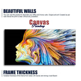 Colors of Imagination and Graphic Design Abstract Wall Painting - Decor Smart