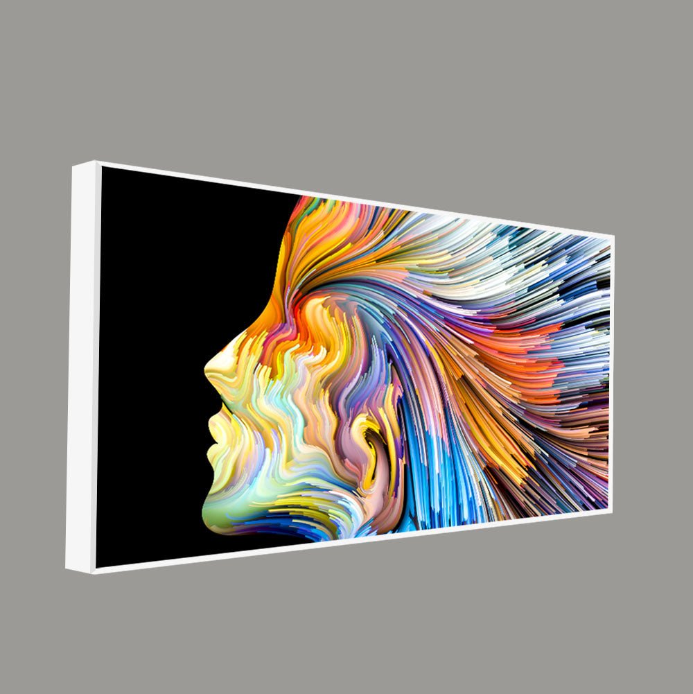 Colors of Imagination and Graphic Design Abstract Wall Painting - Decor Smart