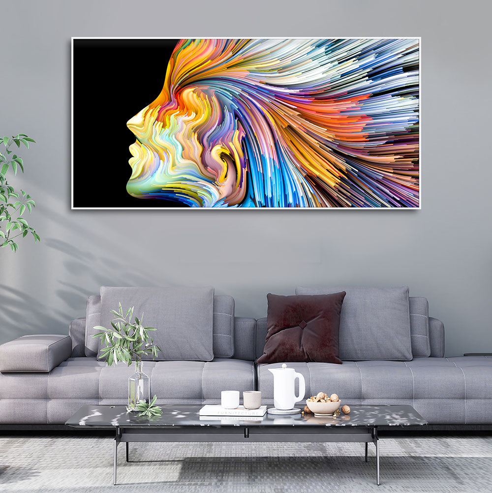 Abstract wall painting