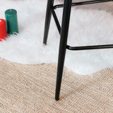 Comfy Luxurious Grey Velvet Counter Bar Chair / Long Chair - Decor Smart