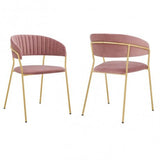 Contemporary Designer Comfort Pink Lounge Chair - Decor Smart
