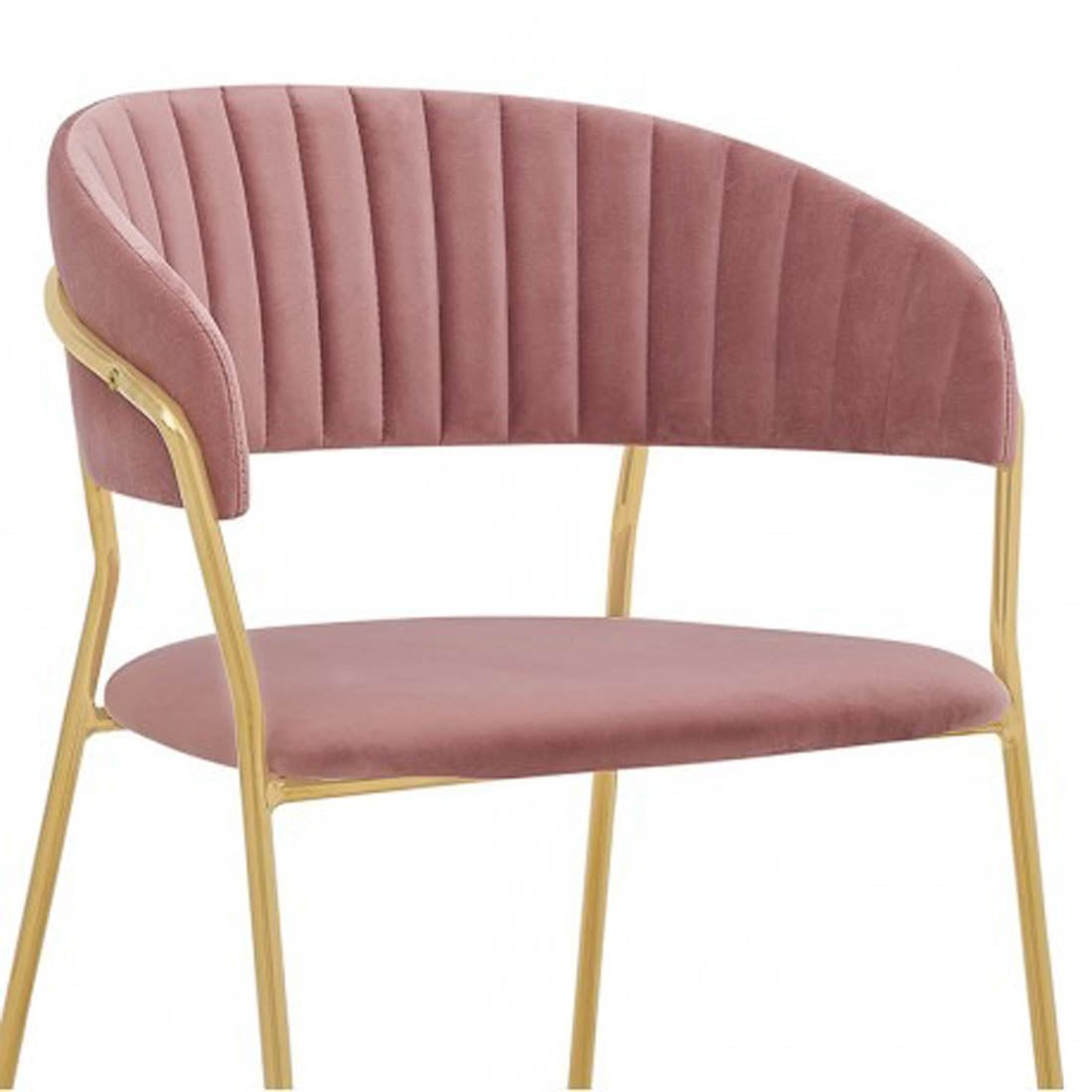 Contemporary Designer Comfort Pink Lounge Chair - Decor Smart