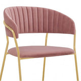 Contemporary Designer Comfort Pink Lounge Chair - Decor Smart