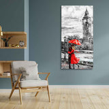 Couple in London Canvas Wall Painting - Decor Smart