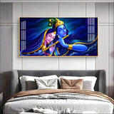 Credence Radha Krishna Love Premium Acrylic Floating Wall Painting - Decor Smart