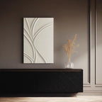 Curved Path Embossed Abstract Flow 3D Wall Art Home Decor