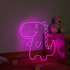 Cute Little Dinosaur Design Neon LED Light