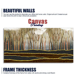 Dead Forest Modern Abstract Art Canvas Wall Painting - Decor Smart