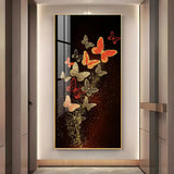 Decorative Butterfly Premium Acrylic Floating Vertical Wall Painting - Decor Smart