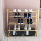 5 Layer Metal Shoe Rack Large Capacity Shoe Cabinet