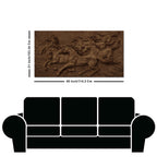 3D Seven Horses Running Premium Wall Painting