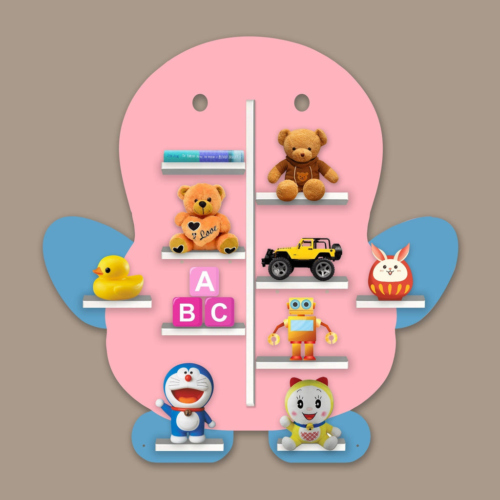 Baby Penguin Shape Wooden LED Light Shelf for Kids | Premium Wall Décor - Decorsmart