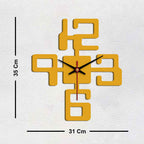 Unique Wooden Wall Clock