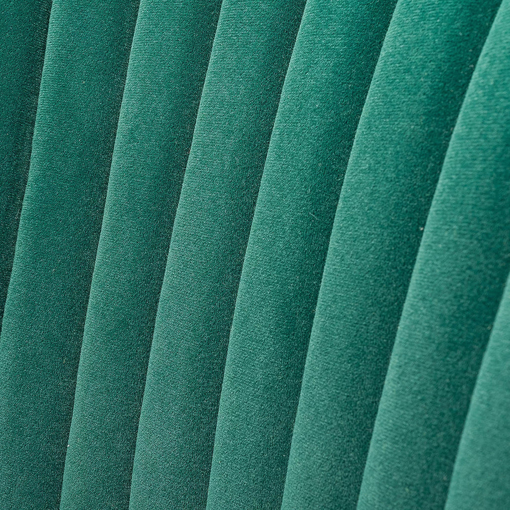 Curved Back Teal Velvet Lounge Chair