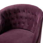 PU Foam Accent Chair with Golden Base