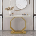 Contemporary Console Table with Bold Geometric Design