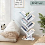 Contemporary Tree-Shaped Book Shelf Organizer