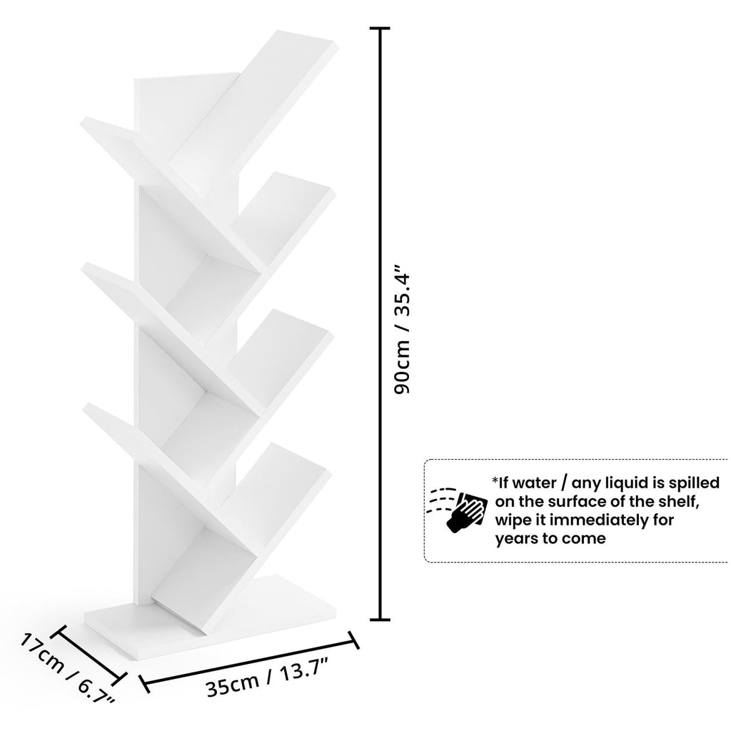Contemporary Tree-Shaped Book Shelf Organizer