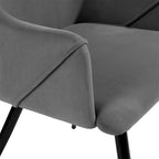  Rich Cushiony Velvet Classic Accent Chair