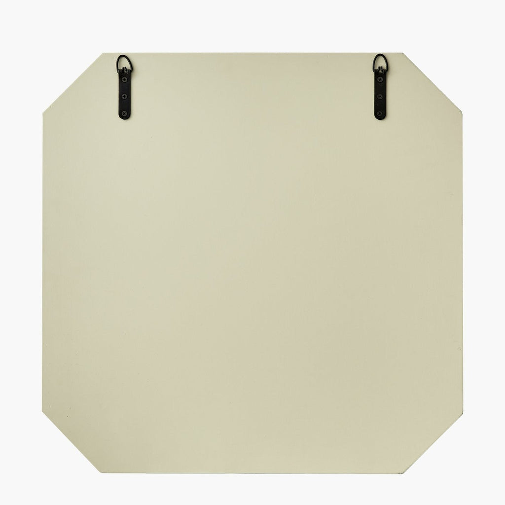 Mid Century Modern Wooden Wall Art with Circular Motif