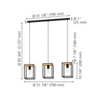 Modern Designer Pendant Ceiling Lamp Set of Two