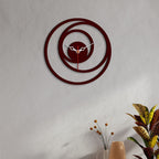 wooden wall clock