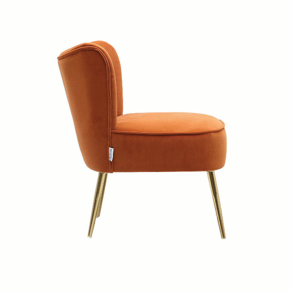 Comfy Velvet Standard Lounge Chair