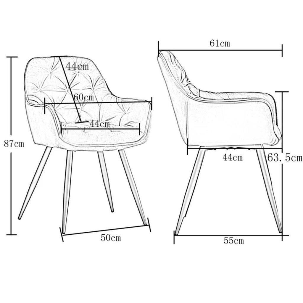 Premium Velvet Lounge Chair