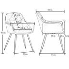 Premium Velvet Lounge Chair