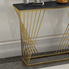 Trapezoid Design Console Table 