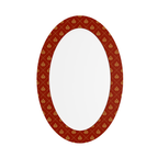 Design Oval Printed Mirror