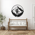 Adventure Mountain Climbing Metal Art Wall Decor