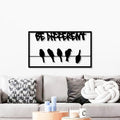 Beautiful Design Be Different Metal Art Office Wall Decor