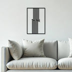 Beautiful Line Art Text Think Metal Art Office Wall Decor