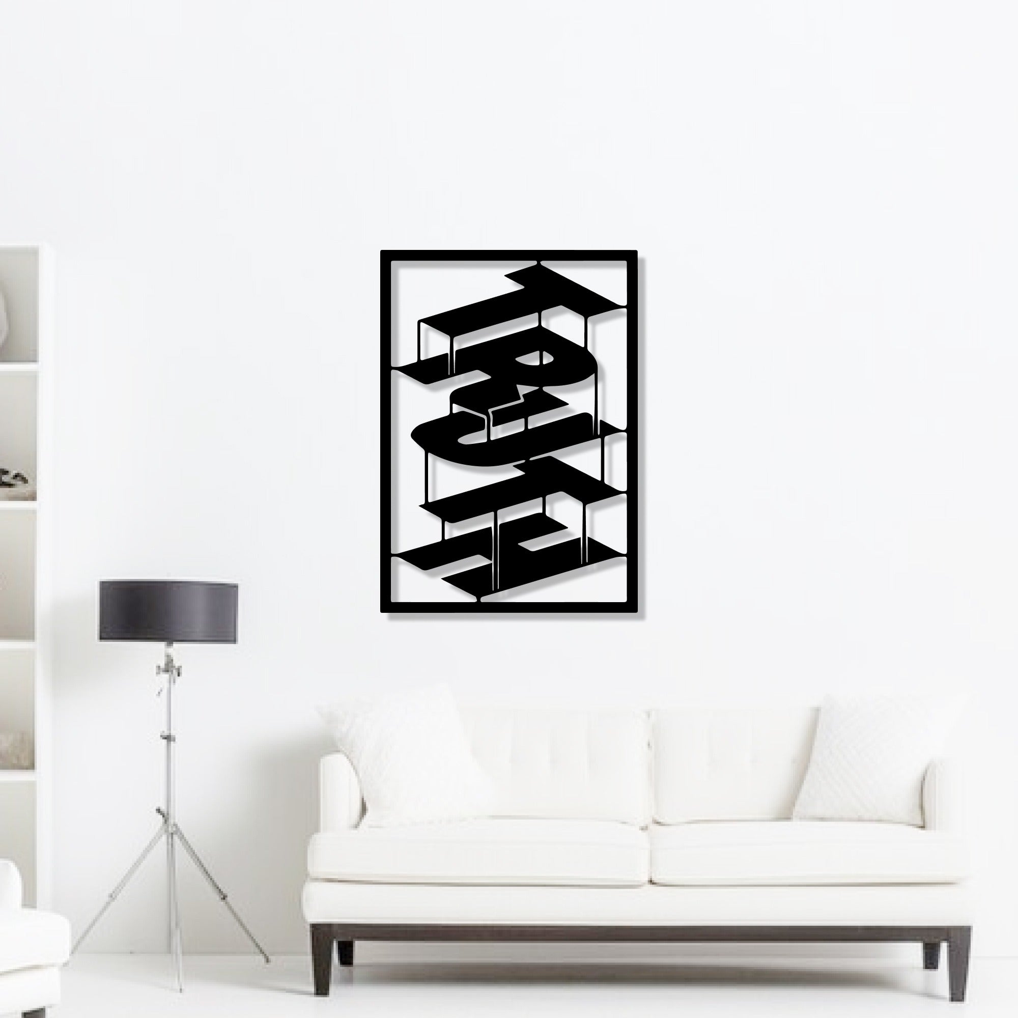 Beautiful Word Art Truth Text Design Metal Art Wall Decor