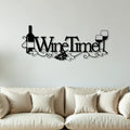 Best Time is Wine Time Metal Wall Art Decor