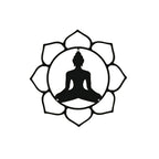 Buddha Calm & Peaceful Statue Metal Art Wall Decor