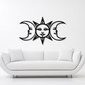 Celestial Art with Sun Moons Metal Art Wall Decor