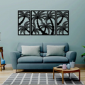 Coconut Tree Design Silhouette Metal Art Wall Decor